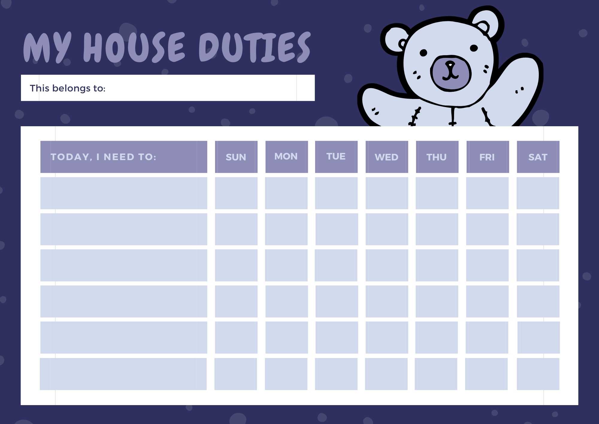 15 Best Chore Charts for Kids (FREE Printable Templates) - Milwaukee with  Kids