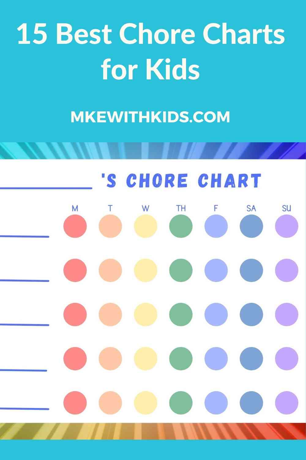 15 Best Chore Charts for Kids (FREE Printable Templates) - Milwaukee with  Kids