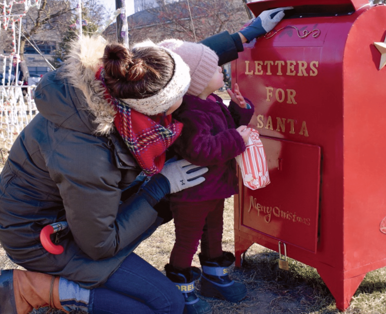 Santa's Mailbox Cathedral Square Park Milwaukee Wisconsin
