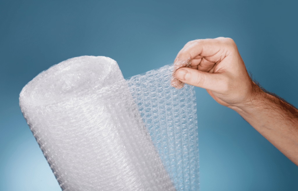 Roll of bubble wrap