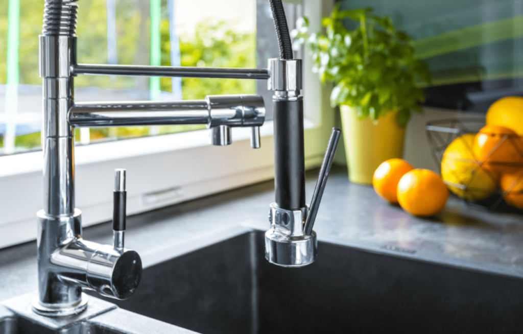 Sink Sprayer in a kitchen.