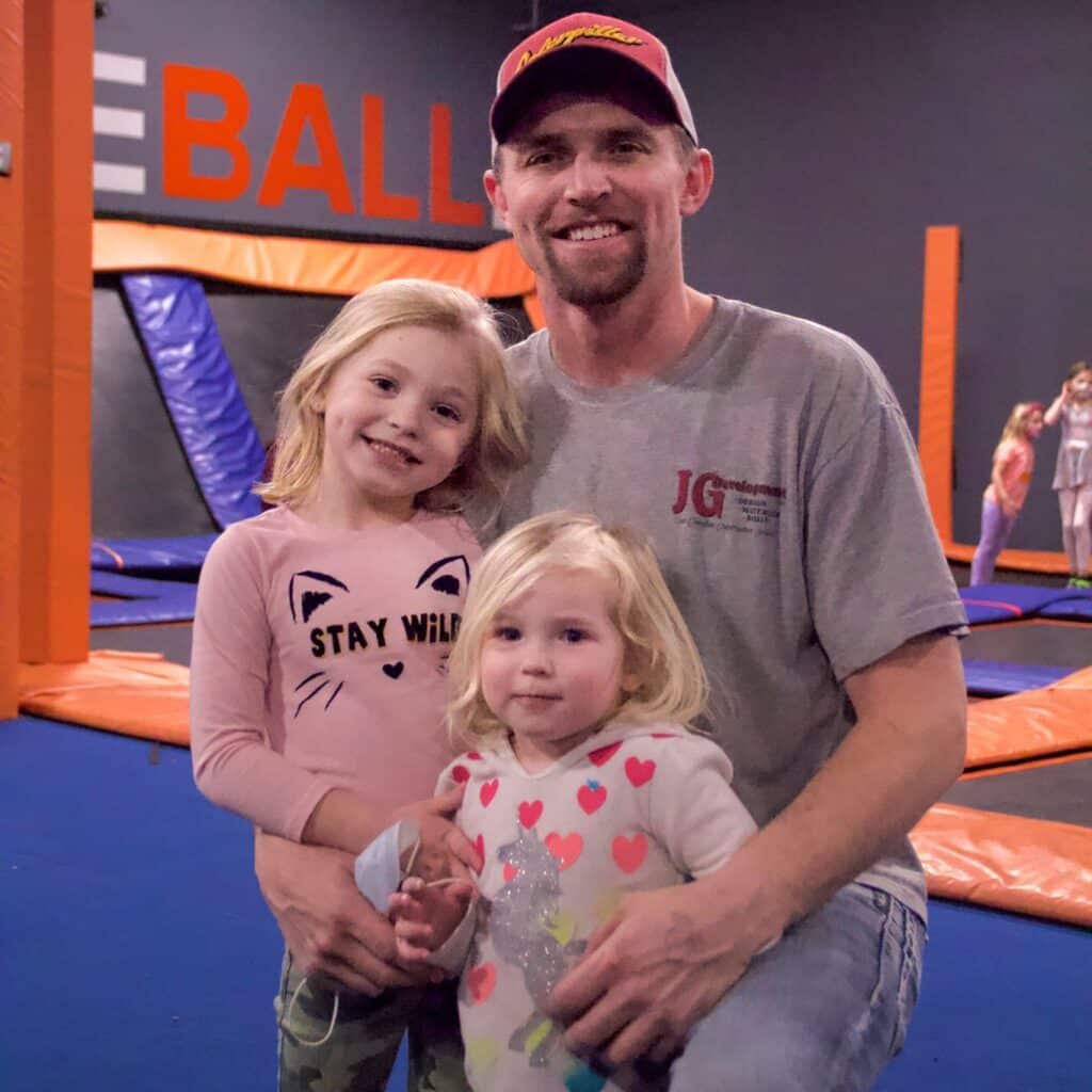 Daddy Daughter Date Night Sky Zone Waukesha Milwaukee Wisconsin girls