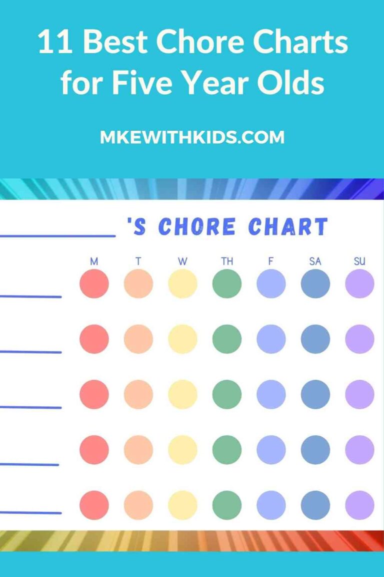 11 Best Chore Charts for Five Year Old (FREE Printable Templates