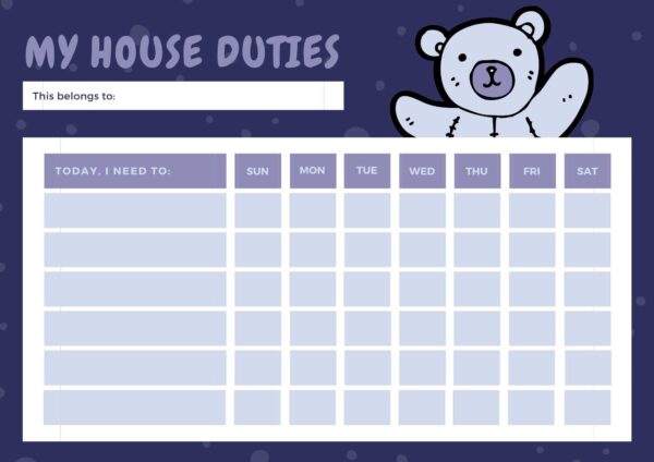 10 Best Chore Charts For 5-Year-Olds (Free Printable Templates ...