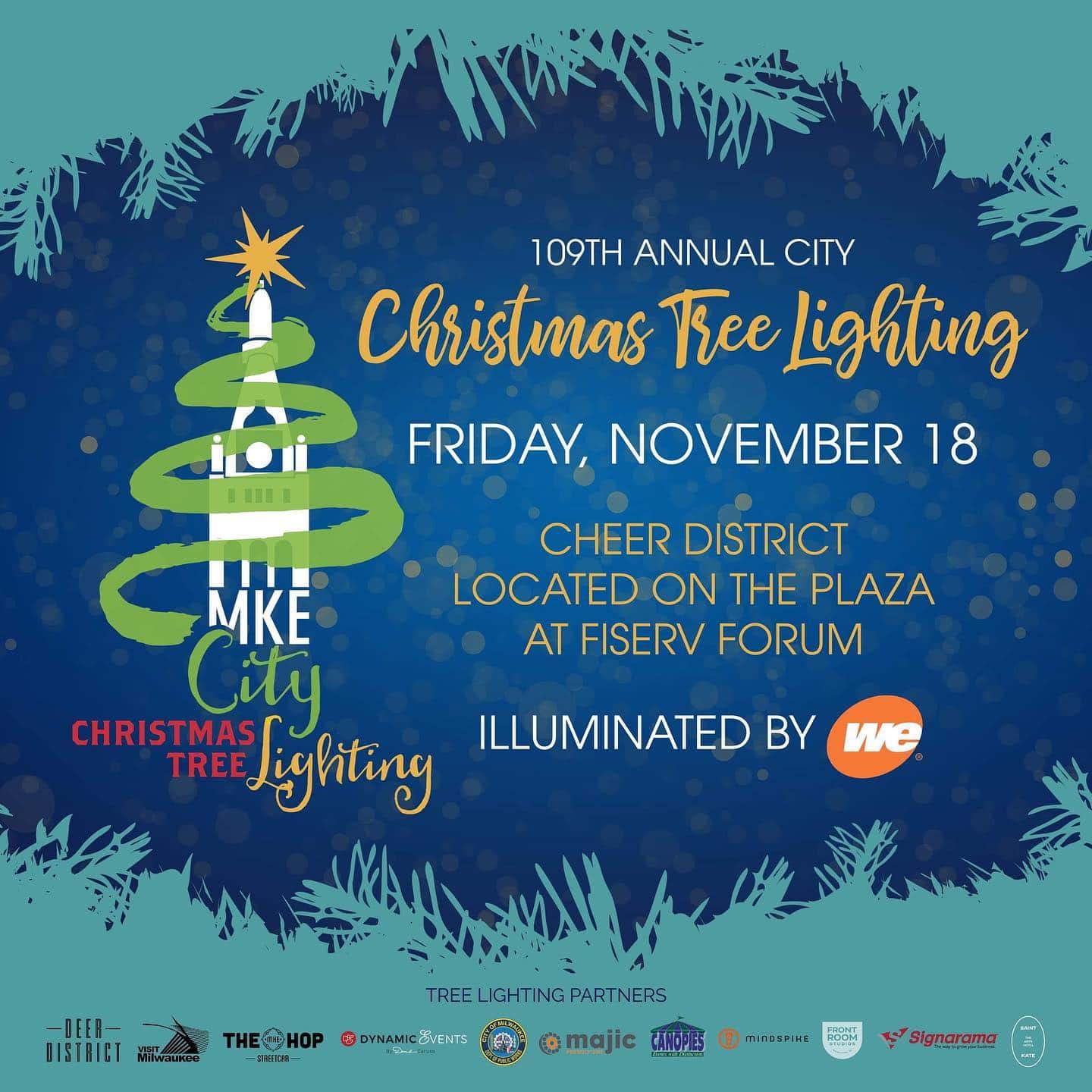Milwaukee City Christmas Tree Lights Up ‘Cheer District’ This Friday