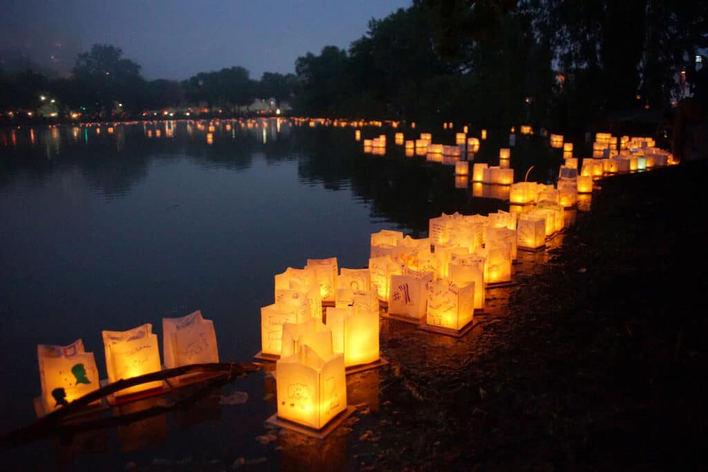 Water Lantern Festival Milwaukee Wisconsin