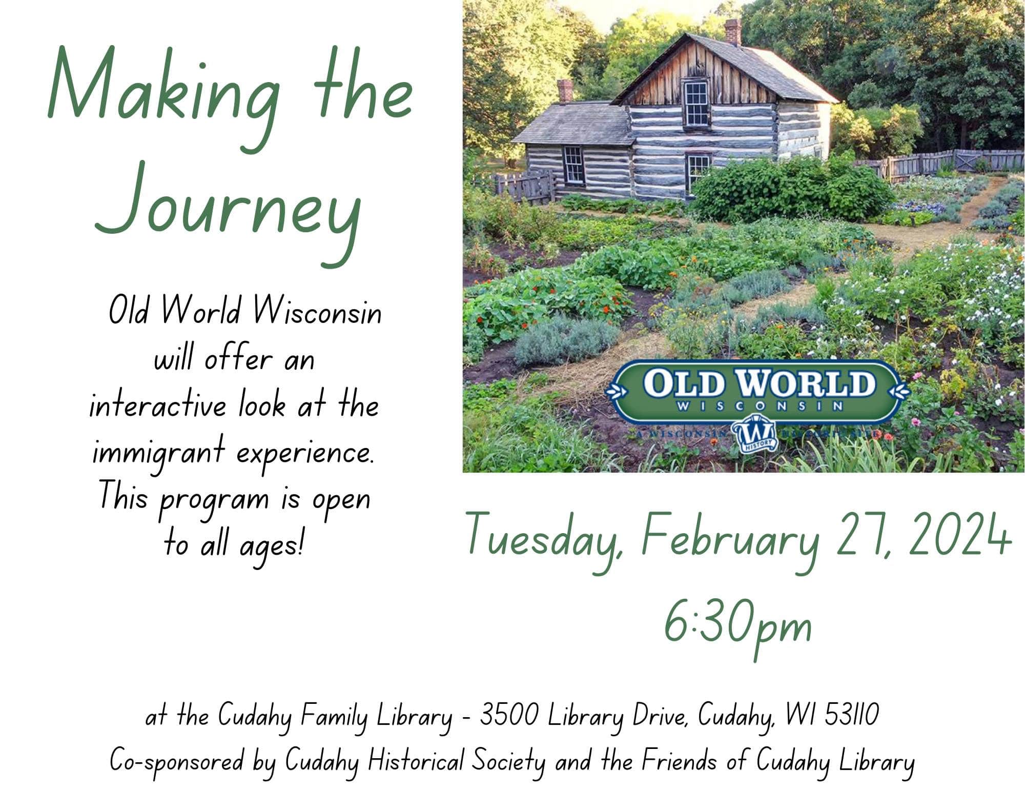 Making The Journey at the Cudahy Family Library Milwaukee With Kids