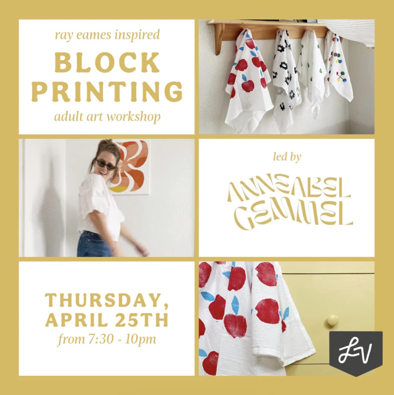 Block Printing at The Little Village Play Cafe in Wauwatosa