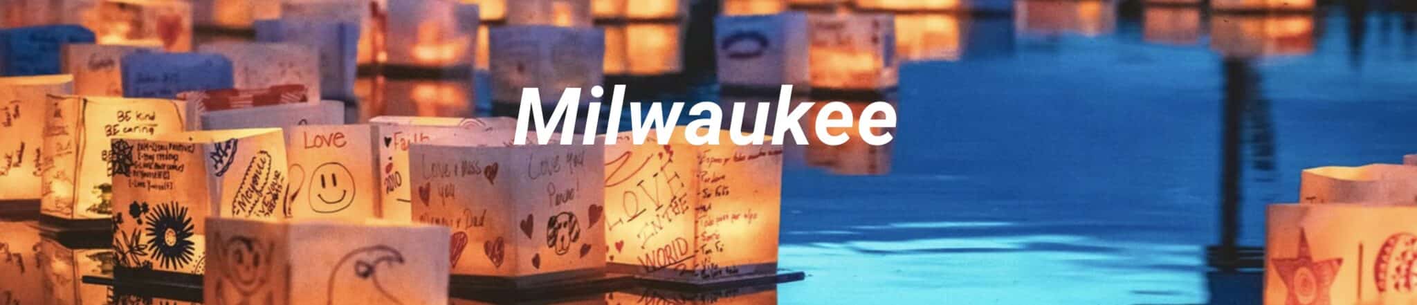 Water Lantern Festival Milwaukee Lakefront Milwaukee With Kids