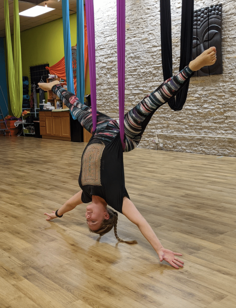 Aerial Yoga Birthday Parties Reaching Treetops Yoga Studio Milwaukee With Kids
