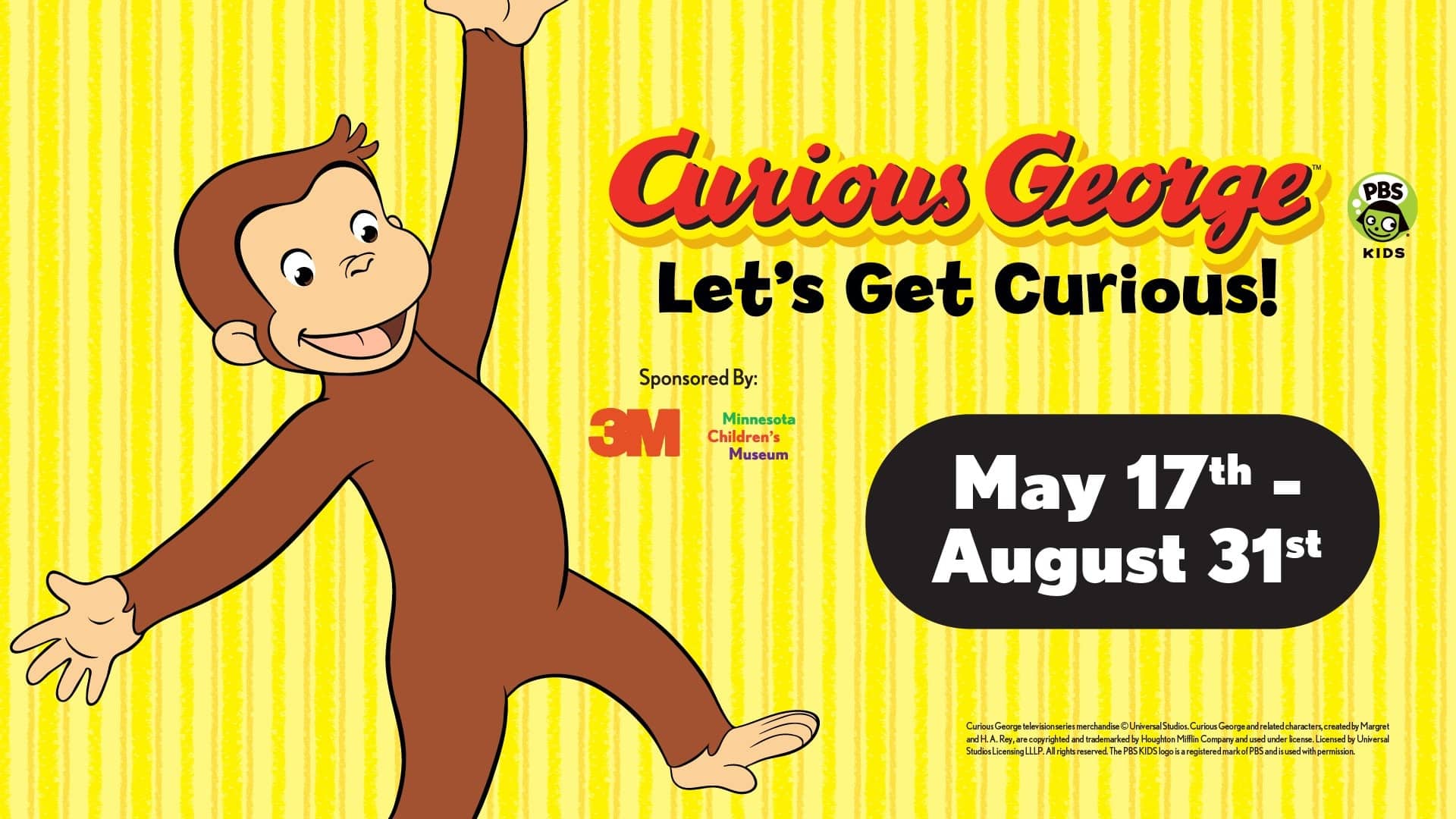 Curious George traveling exhibit at Discovery World Milwaukee Wisconsin