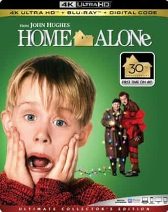 Movie cover of “Home Alone” – comedy about creativity and bravery.