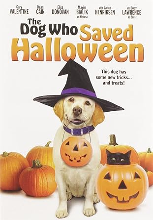 Movie cover of “The Dog Who Saved Halloween” – a brave dog’s spooky Halloween adventure.