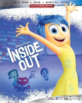 Movie cover of “Inside Out” – animated story exploring emotions and emotional growth.