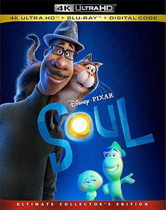 Movie cover of “Soul” – animated story about self-discovery and passion.