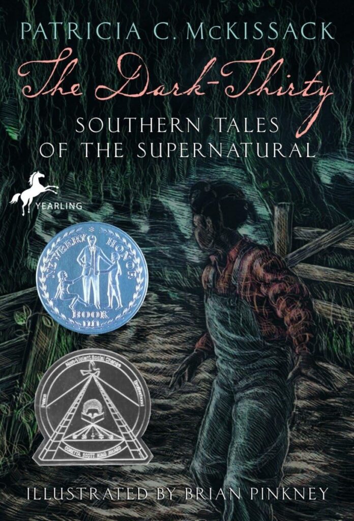 Book cover of "The Dark-Thirty: Southern Tales of the Supernatural" by Patricia McKissack – collection of African American ghost stories and folklore