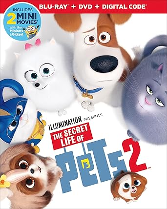 Movie cover of “The Secret Life of Pets 2” – animated comedy about pets’ adventures, bravery, and friendship.