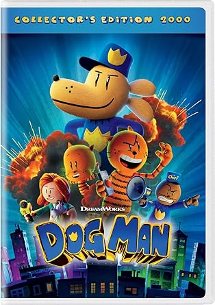 Movie cover of “Dog Man” – action-packed story about heroism and friendship.