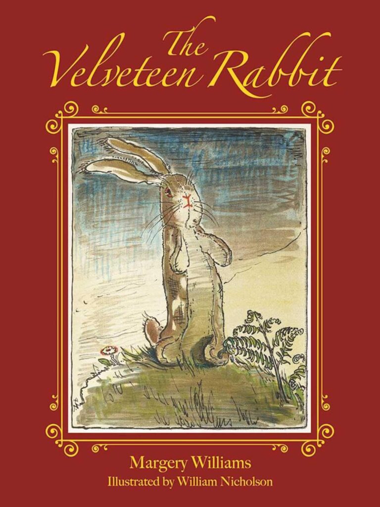 Book cover of “The Velveteen Rabbit” by Margery Williams – classic story about a toy bunny’s love and transformation, inspiring gentle bunny names.