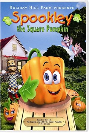 Movie cover of “Spookley the Square Pumpkin” – a pumpkin’s journey to acceptance and heroism.