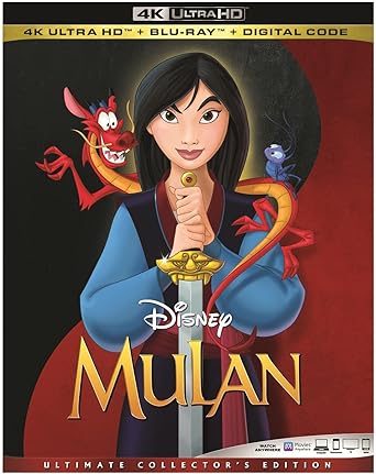 Movie cover of “Mulan” – animated story about bravery and equality.