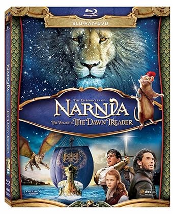 Movie cover of “The Chronicles of Narnia: The Voyage of the Dawn Treader” – fantasy adventure about bravery and friendship.
