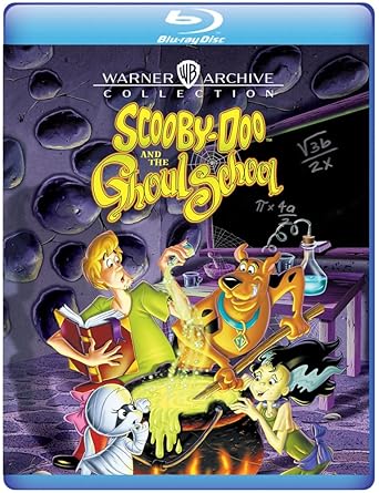 Movie cover of “Scooby Doo and the Ghoul School” – solving mysteries at a spooky school.