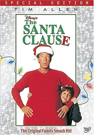 Movie cover of “The Santa Clause” – magical comedy about an ordinary man becoming Santa.