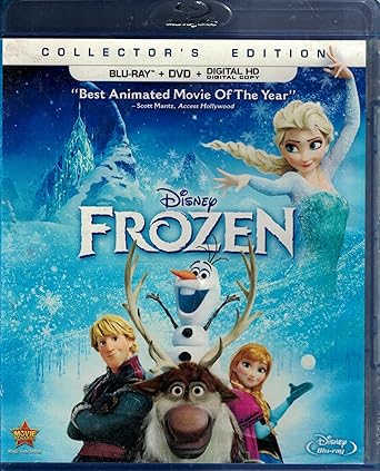 Movie cover of “Frozen” – animated story about sisterhood and embracing uniqueness.