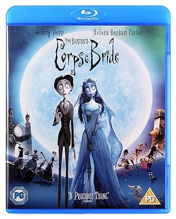 Movie cover of “Corpse Bride” – a hauntingly beautiful love story from the underworld.