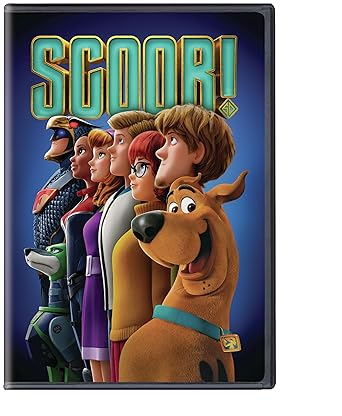Movie cover of “Scoob!” – animated mystery about friendship and teamwork.