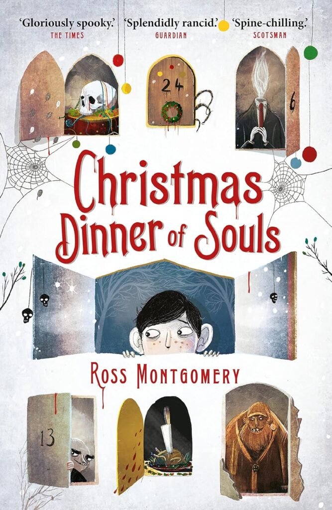 Book cover of "Christmas Dinner of Souls" by Various Authors – collection of eerie holiday-themed ghost stories
