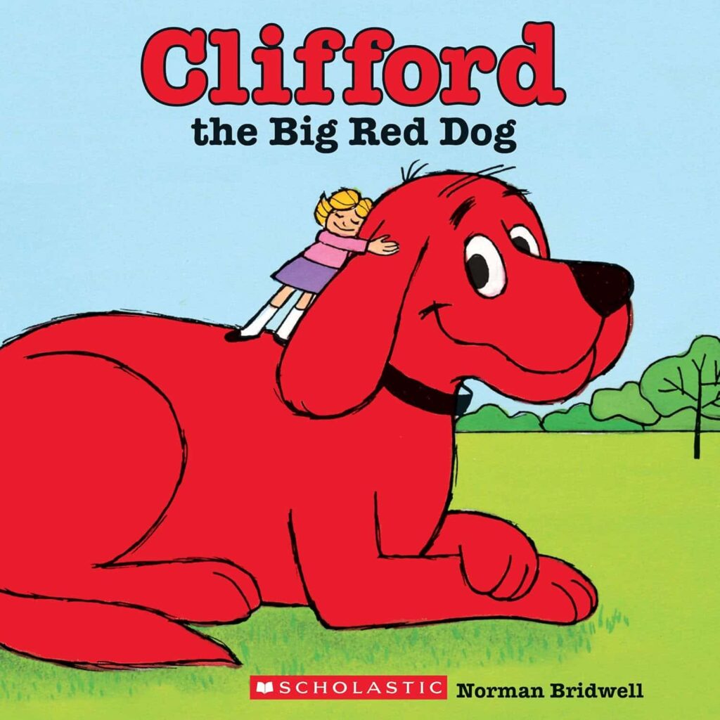 Book cover of “Clifford the Big Red Dog” by Norman Bridwell – classic story about friendship and kindness.