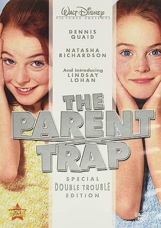 Movie cover of “The Parent Trap” – family comedy about reunion and cleverness.