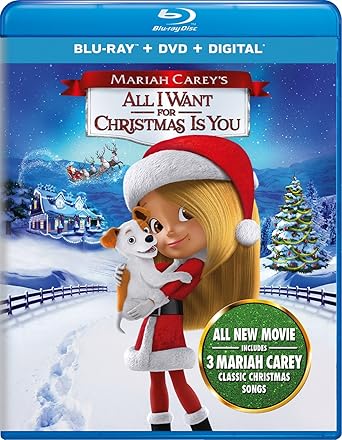 Movie cover of “All I Want for Christmas Is You” – Mariah Carey holiday tale about responsibility.