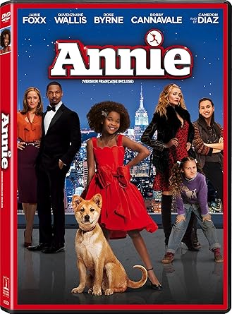 Movie cover of “Annie” – musical about hope and finding family.