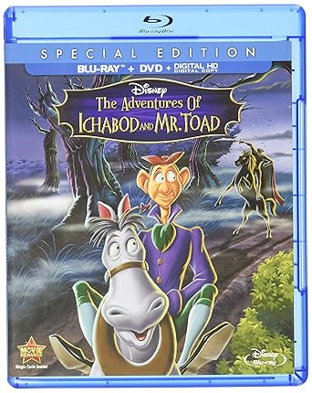 Movie cover of “Adventures of Ichabod and Mr. Toad” – classic animated stories with adventure and mystery.