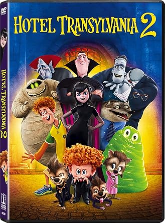 Movie cover of “Hotel Transylvania 2” – teaching a little monster about family legacy.