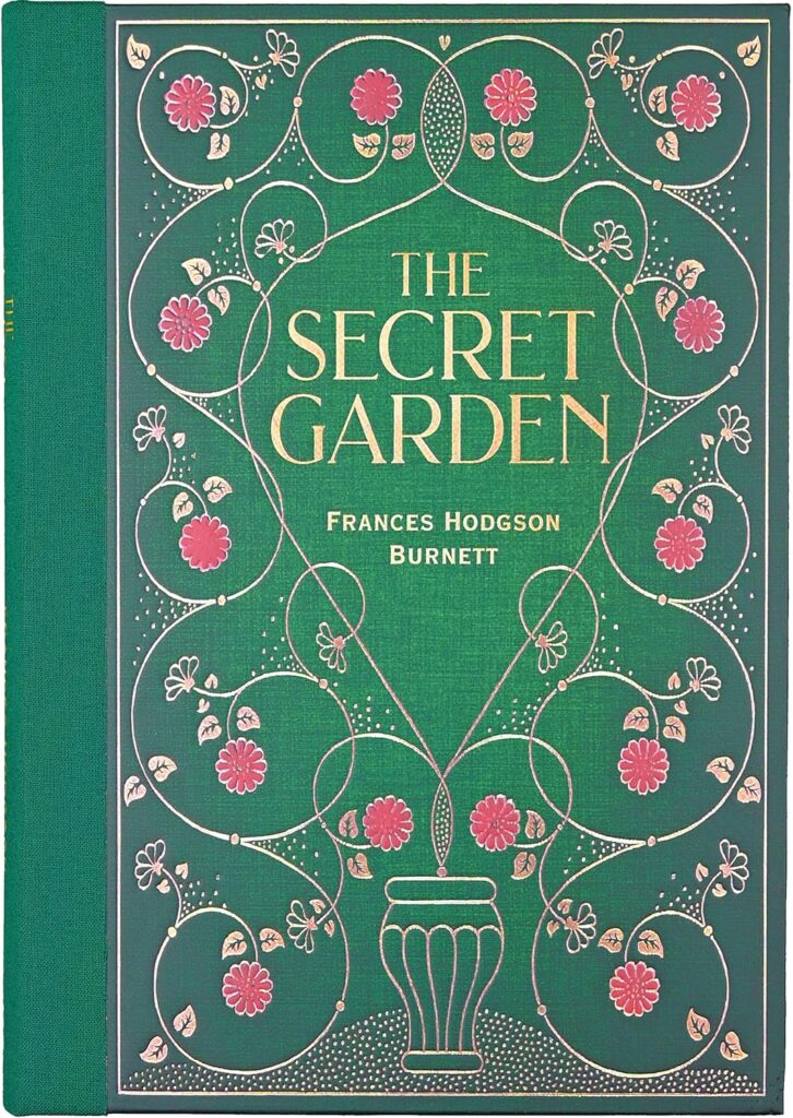 Book cover of “The Secret Garden” by Frances Hodgson Burnett – classic tale of healing and friendship in a hidden garden.