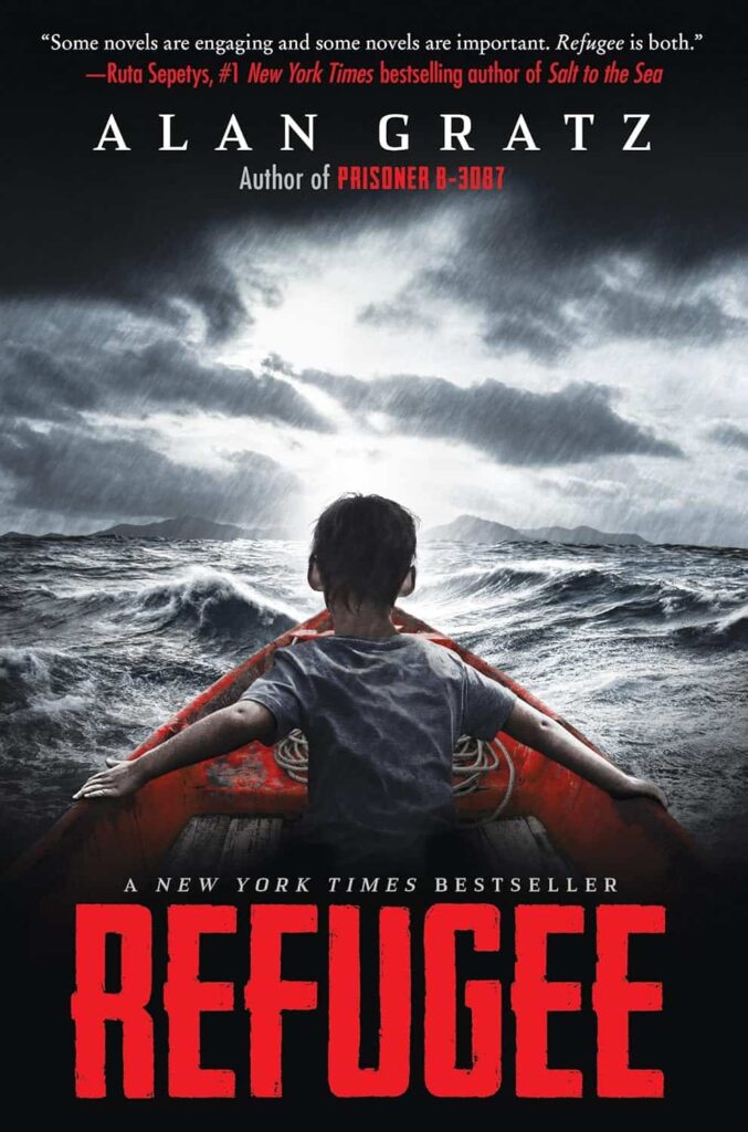 Book cover of “Refugee” by Alan Gratz – poignant stories teaching empathy and resilience.