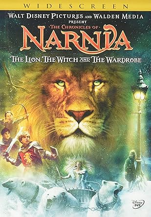 Movie cover of “The Chronicles of Narnia: The Lion, the Witch and the Wardrobe” – magical fantasy about bravery, sacrifice, and hope.