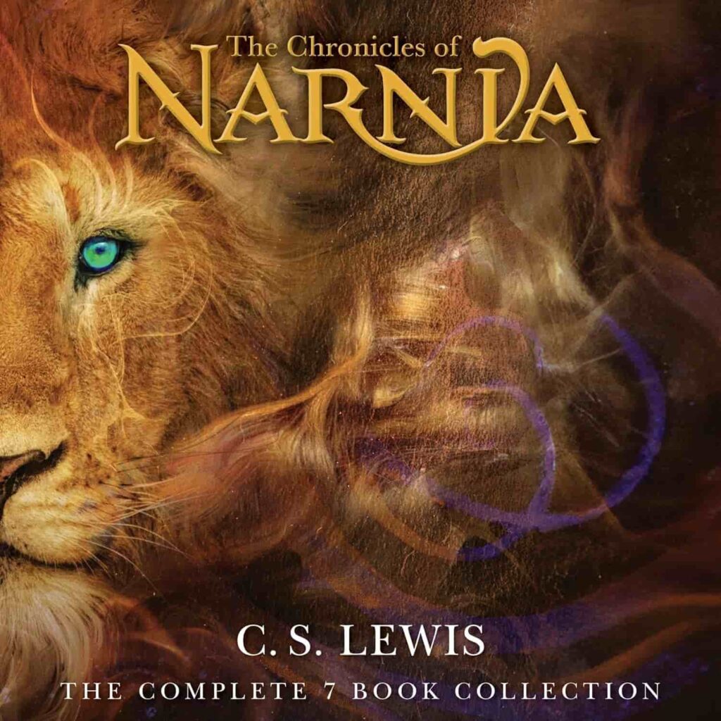 Book cover of “The Chronicles of Narnia” by C.S. Lewis – fantasy adventure about courage and imagination.