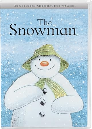 Movie cover of “The Snowman” – magical tale of friendship with a snowman.