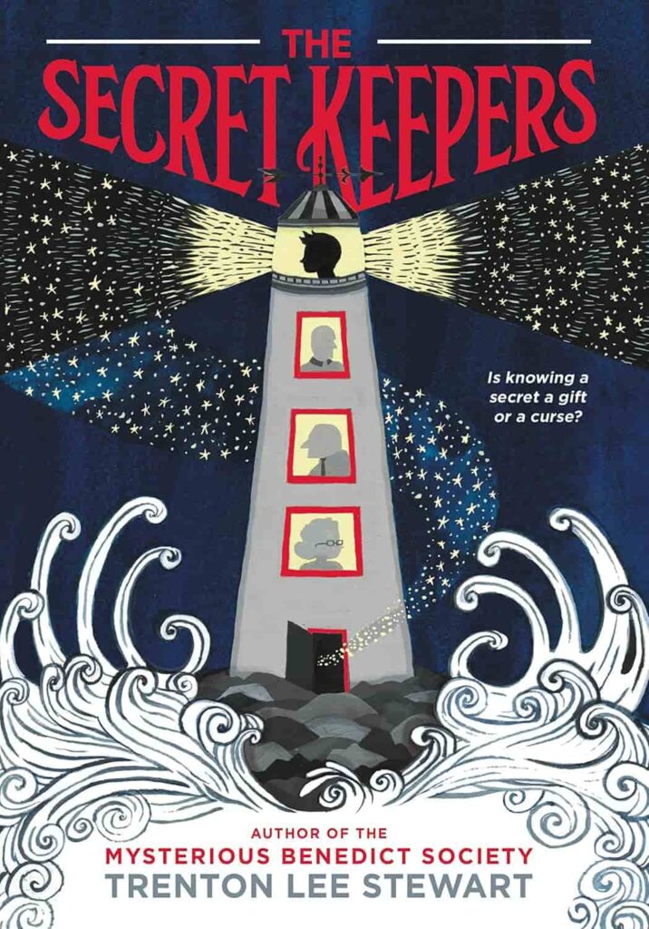  Book cover of “The Secret Keepers” by Trenton Lee Stewart – suspenseful adventure about discovery and bravery.