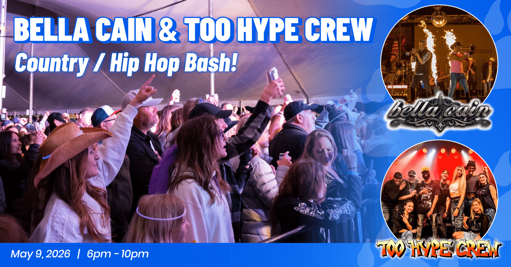 Bella Cain & Too Hype Crew – Country / Hip Hop Bash