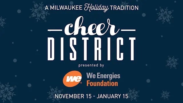 City of Milwaukee Christmas Tree Lighting at Cheer District