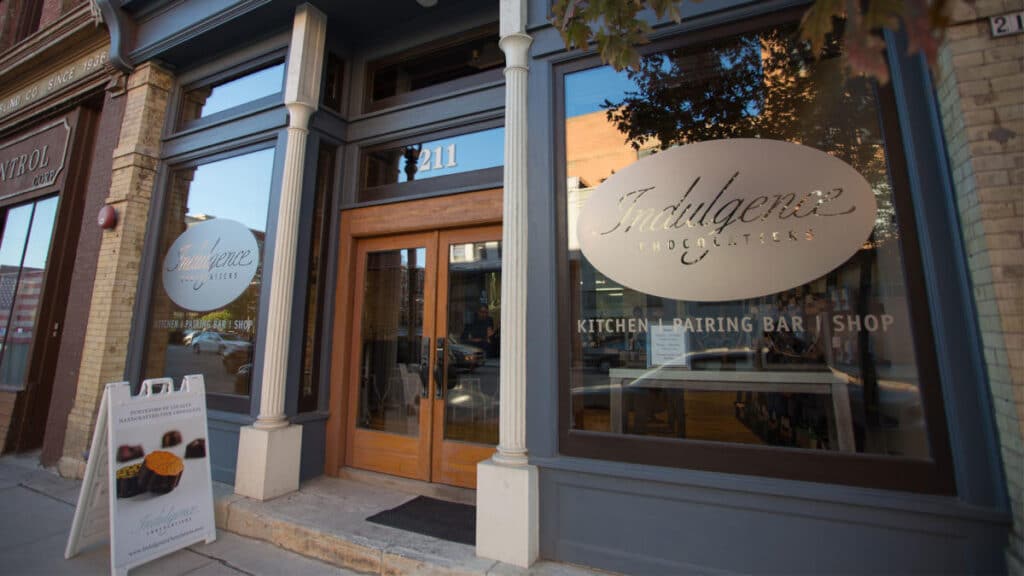 Wine and chocolate pairing night at Indulgence Chocolatiers Milwaukee
