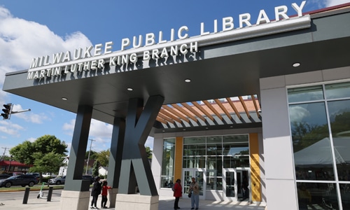 Martin Luther King Library in Milwaukee Wisconsin