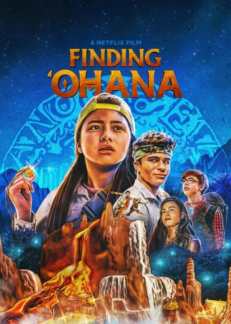 Movie cover of “Finding Ohana” – family adventure about Hawaiian heritage and treasure hunting.