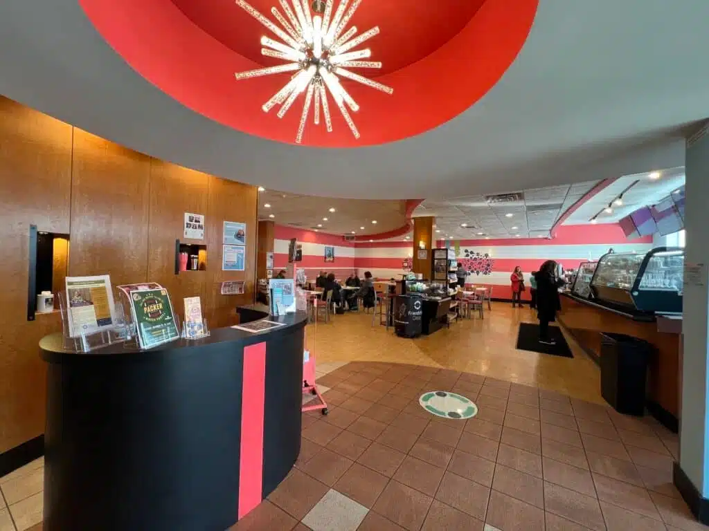 People ordering foor at the counterer opf Freindship Cafe and Bakery in Fox Point